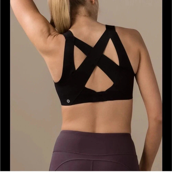 Lululemon Enlite Bra Weave High Support A-E Cups Black Size 34C - Picture 1 of 10